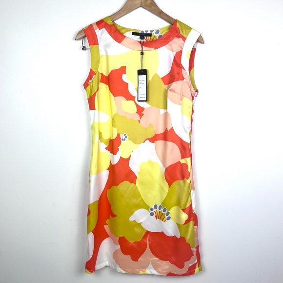 BCBG Max Sport Mod Sunshine Floral Print Sheath Shift Dress - Picture 2 of 15